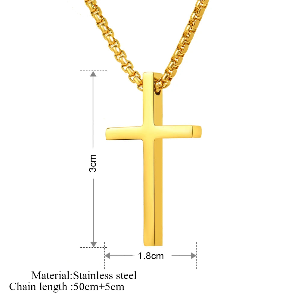 Alay's Stainless Steel Cross Necklace